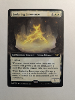 Enduring Innocence (Extended Art) Duskmourn: House of Horror Regular 368 MtG - Image 1