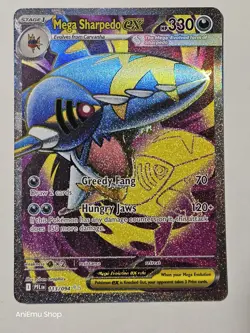 Pokemon Mega Sharpedo EX 113/094 Phantasmal Flames Ultra Rare - Image 1