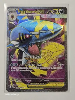 Pokemon Mega Sharpedo EX 113/094 Phantasmal Flames Ultra Rare - Image 3