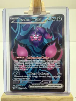 Pecharunt Ex 085/064 - Ultra Rare Shrouded Fable Pokemon TCG LP - Image 1