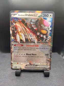 Bloodmoon Ursaluna ex SVP177 Black Star Promos Scarlet & Violet Holo Pokemon NM - Image 1