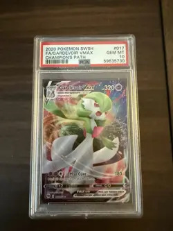 2020 Pokemon SWSH FA/Gardevoir Max Champions Path PSA 10 Gem Mint #017 - Image 1