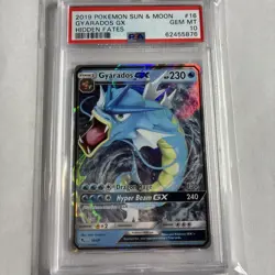 2019 Pokemon SM Hidden Fates Gyarados GX #16/68 PSA 10 - Image 1