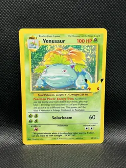 Venusaur 15/102 Celebrations Classic Collection HOLO Pokemon TCG English Foil - Image 3