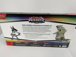Pokemon TCG Prismatic Evolutions Lucario Ex + Tyranitar Ex Premium Collection - Image 3