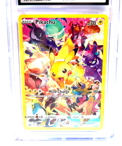 2023 POKEMON GEM MINT PIKACHU # 160/159 HOLO GRADE 10 AWESOME ! - Image 2