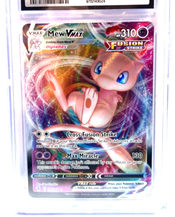 2021 POKEMON GEM MINT MEW VMAX # 114/264 HOLO GRADE 10 LOW POP AWESOME ! - Image 2