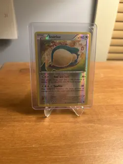 Pokemon TCG Snorlax 77/124 Fates Collide Reverse Holo LP - Image 1