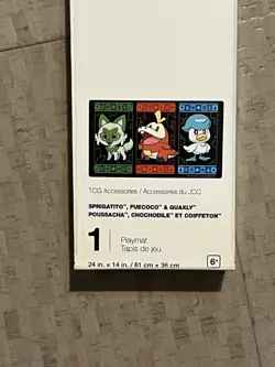 Official Pokemon Center "Sprigatito Fuecoco & Quaxly" Paldea Playmat - Brand New - Image 1