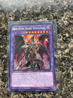 Yu-Gi-Oh! TCG Red-Eyes Dark Dragoon RA02-EN021 Secret Rare Card - Image 1