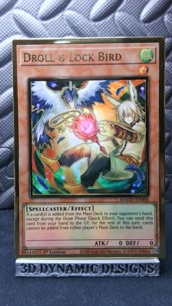 | Yugioh Droll Lock Bird MAGO-EN006 1st Maximum Gold Droll And Lock VLP 🔥 | - Image 1