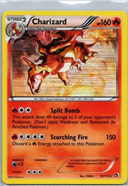 Pokemon TCG Charizard 19/113 Legendary Treasures Holo NM - Image 1