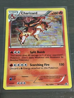 Charizard 19/113 Legendary Treasures Holo NM Pokemon TCG - Image 1