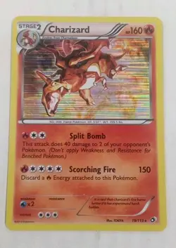 Pokemon Tcg Charizard 19/113 Holo Rare Legendary Treasures Lightly Played - Image 1