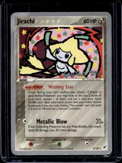 2005 Pokemon EX Deoxys Jirachi Reverse Holo #9/107 - Image 1