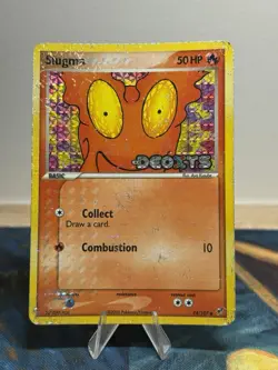 Slugma 74/107 Ex Deoxys Reverse Holo Stamped Foil Pokemon Card HP - Image 1
