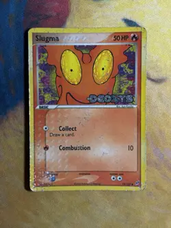Slugma 74/107 Ex Deoxys Reverse Holo Stamped Foil Pokemon Card HP - Image 2