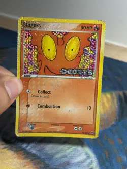 Slugma 74/107 Ex Deoxys Reverse Holo Stamped Foil Pokemon Card HP - Image 3
