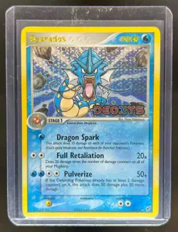 2005 Pokemon EX Deoxys Gyarados Holo Reverse Holo Stamped #8/107 - Image 1