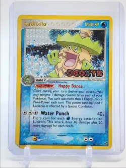 LUDICOLO 2005 POKEMON EX DEOXYS REVERSE HOLO RARE 19/107 Q3627 - Image 1