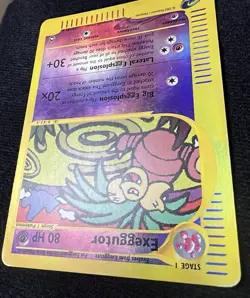 Exeggutor 13/147 Aquapolis Reverse Holo E Series Kizuki Pokemon Card - MP - Image 4