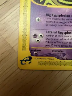 Pokemon Exeggutor 13/147 Aquapolis Regular Rare NM- - Image 4