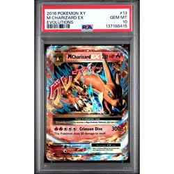 PSA 10 Pokemon TCG M Charizard EX 13/108 Evolutions 2016 Holo Ultra Rare Card - Image 5