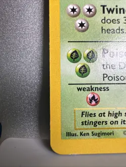 Beedrill - Shadowless - Base Set - 17/102 - English - Pokemon - LP - Image 5