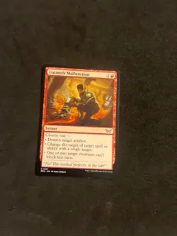 Untimely Malfunction [Duskmourn: House of Horror] Magic MTG Cards NM/LP - Image 1