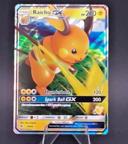 Raichu GX 20/68 - Hidden Fates - Ultra Rare Pokemon Card - NM - STAMPED - Image 1
