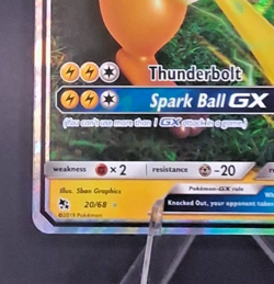 Raichu GX 20/68 - Hidden Fates - Ultra Rare Pokemon Card - NM - STAMPED - Image 5