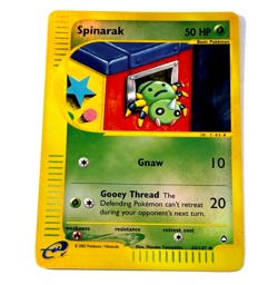 Spinarak 62/147 Aquapolis Reverse Holo Pokemon LP Pokemon Card - Image 1