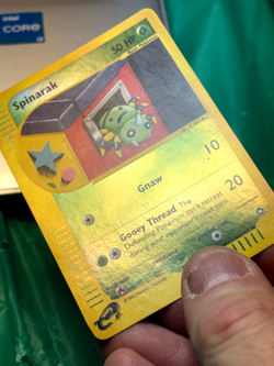 Spinarak 62/147 Aquapolis Reverse Holo Pokemon LP Pokemon Card - Image 3