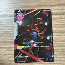 Gundam Pharact GD01-071 R+ Alternate Art English - Gundam Card Game - Image 1