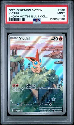 Victini 208 Sv: Scarlet & Violet Promo Cards Holo PSA 9 - Image 1