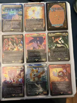 ✨ FOIL ✨8 CARD SET - OPENED - Friends and Foes Secret Lair x Sonic-UNSEALED MTG - Image 1