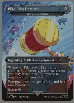 MTG Secret Lair X Sonic: Turbo Gear Non Foil Edition | Piko Piko Hammer NM/M - Image 1