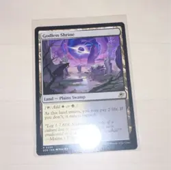Magic: The Gathering Godless Shrine Edge of Eternities 254 Rare Land Regular - Image 1