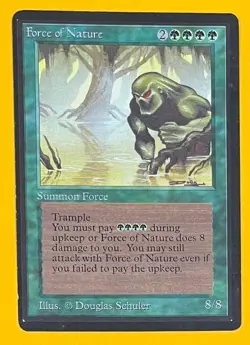 MTG FORCE OF NATURE Beta (OldManMTG 012-543) - Image 1