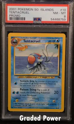 Southern Islands Tentacruel PSA 8 (8759) 10/18 Pokemon - Image 1