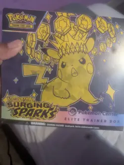 Pokemon TCG Surging Sparks ETB Pokemon Center Exclusive - New Factory Sealed - Image 1
