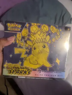 Pokemon TCG Surging Sparks ETB Pokemon Center Exclusive - New Factory Sealed - Image 2