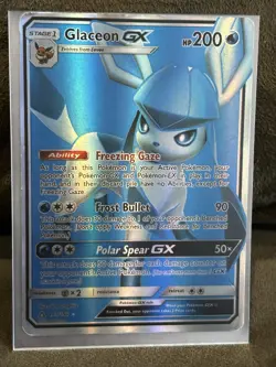 Pokemon TCG Glaceon GX 141/156 Full Art Ultra Rare Ultra Prism NM - Image 1
