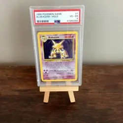 Pokemon Alakazam Base Set Holo Rare PSA 4 1999 Wizards of the Coast 1/102 - Image 1