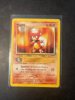 Pokemon TCG Magby 23/111 (1st Edition / Neo Genesis / 2000 ) - Image 1