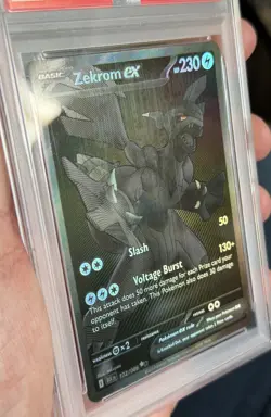 2025 POKEMON BLK EN-BLACK BOLT BLACK WHITE RARE #172 ZEKROM EX PSA 10 READ DESC - Image 5