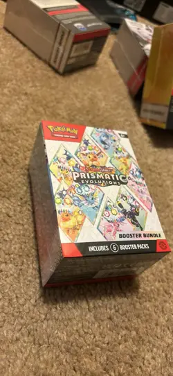 Pokemon Prismatic Evolutions Booster Bundle Box Eevee English Nintendo 2025 - Image 1