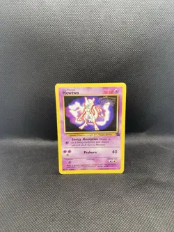 Mewtwo 3 Wotc Black Star Promo Pokemon English WB The First Movie Stamped 1999 - Image 1