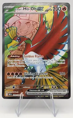 Ethan's Ho-Oh ex 209/182 Destined Rivals Ultra Rare NM Pokemon TCG - Image 1