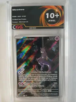 Carte Pokemon Francais Mewtwo (SVP 052) SV Black Star Promos CGG 10+ 26810023 - Image 1
